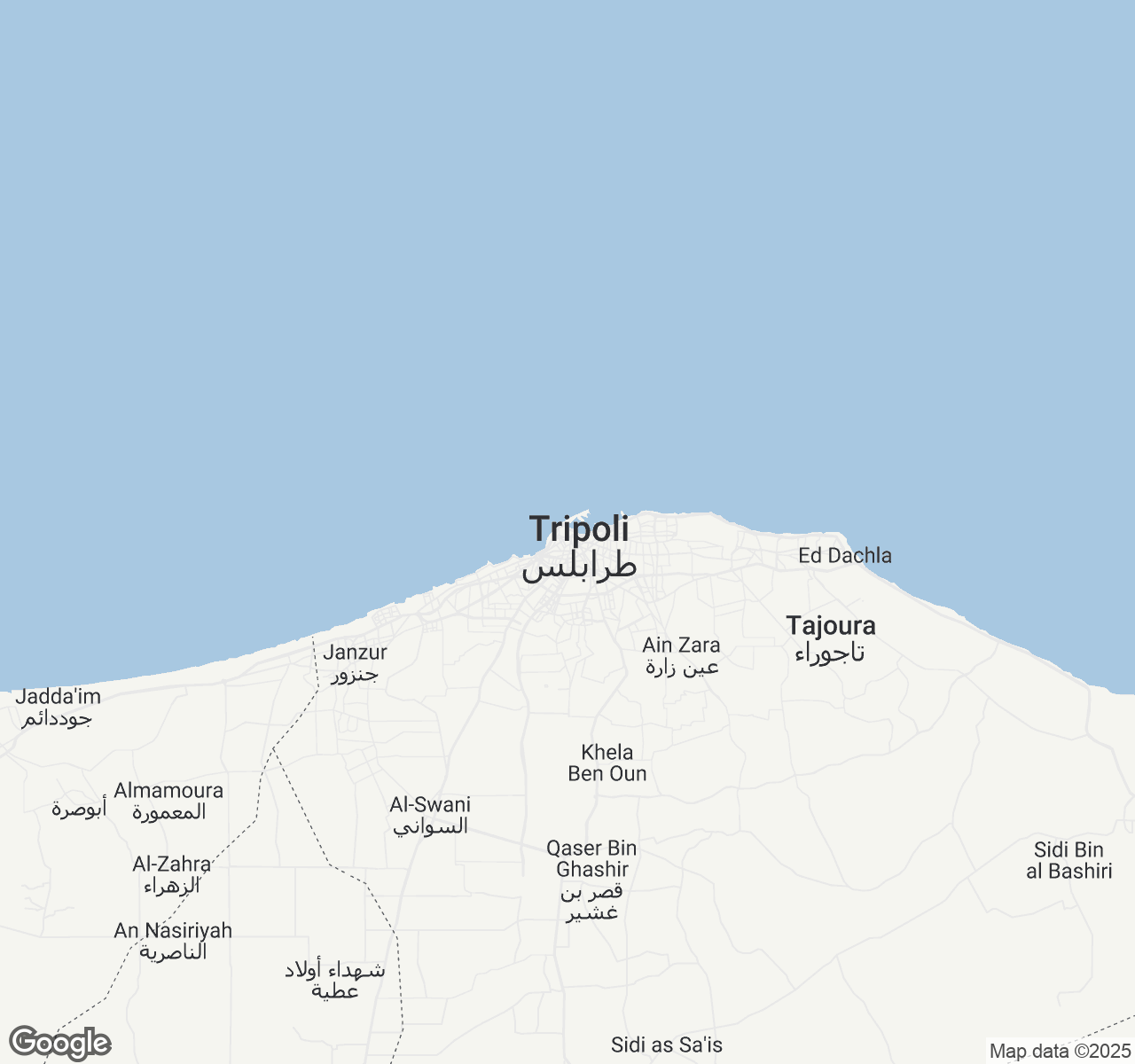 Map of Tripoli